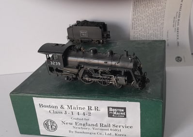 HO Brass - NERS / Sam. B&M J class 4-4-2 c/p #3239