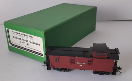 HO Brass - Overland Rutland Caboose c/p #42