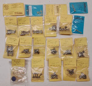 S Scale - Sn3 wheel sets + other S scale parts