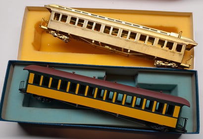 On2 Brass Passenger Cars: Car Works, NJCB