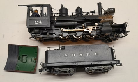 On2 Brass - NJCB - Sandy River Locomotive #24 c/p