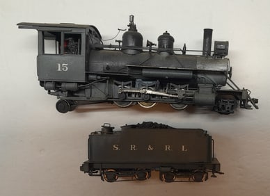 On2 Brass - Sandy River #15 Steam Locomotive 2-6-2