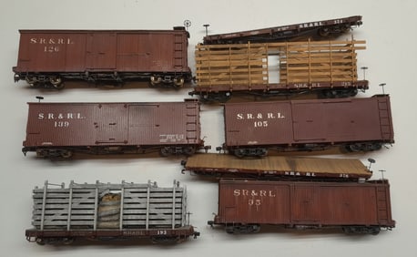 On2 Sandy River & Rangeley Lakes Railroad Freight Cars (8)