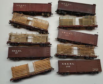 On2 Sandy River & Rangeley Lakes Railroad Freight Cars (8)