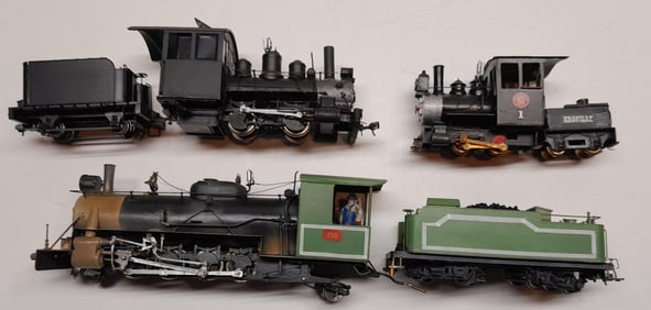 On2 3 Steam Locomotives - Edaville, India 2-8-2
