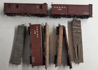 On2 Sandy River & Rangeley Lakes Railroad Freight Cars (8)