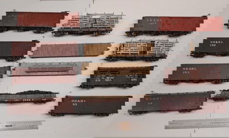 On2 Sandy River & Rangeley Lakes Railroad Freight Cars (12)