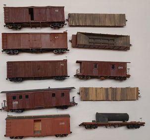 On2 Wiscasset Waterville & Farmington Freight Cars (10)