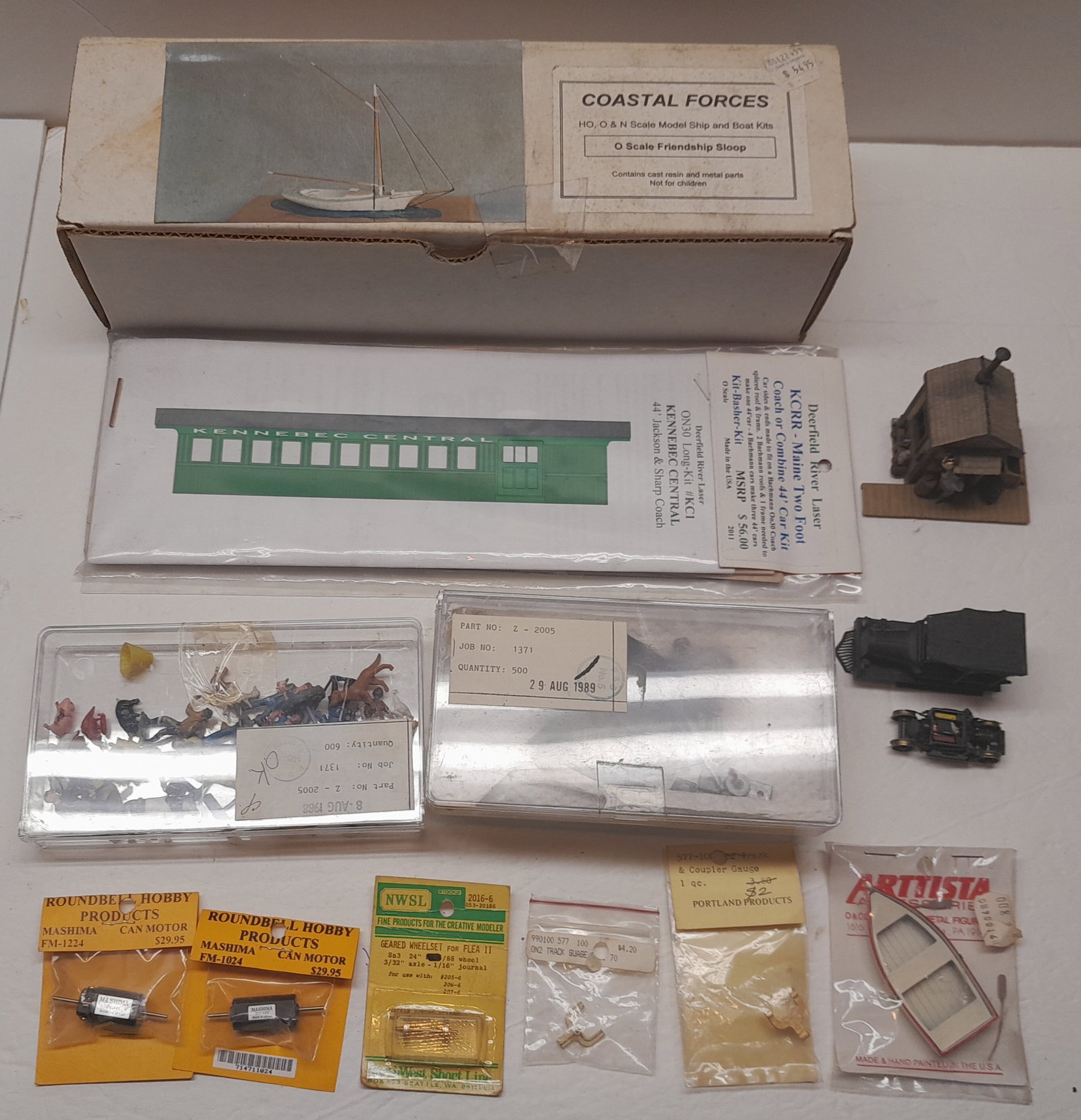 On2 & O Kits, Parts, Details, Scenery, 2 can motors + (1 of 3)