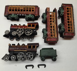 Cast Iron Toy Trains - not old