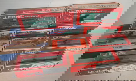 Lionel 10 Penn Central Boxed Freight Cars