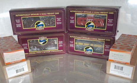 O27 & O Scale Rolling Stock (8) MTH, Lionel, Menards