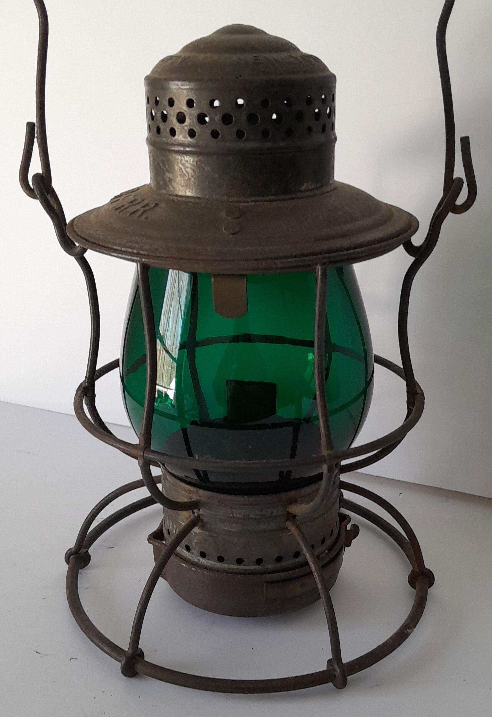 Emerald Green 　 Lantern Tall Globe Emerald Green Lantern Tall Globe