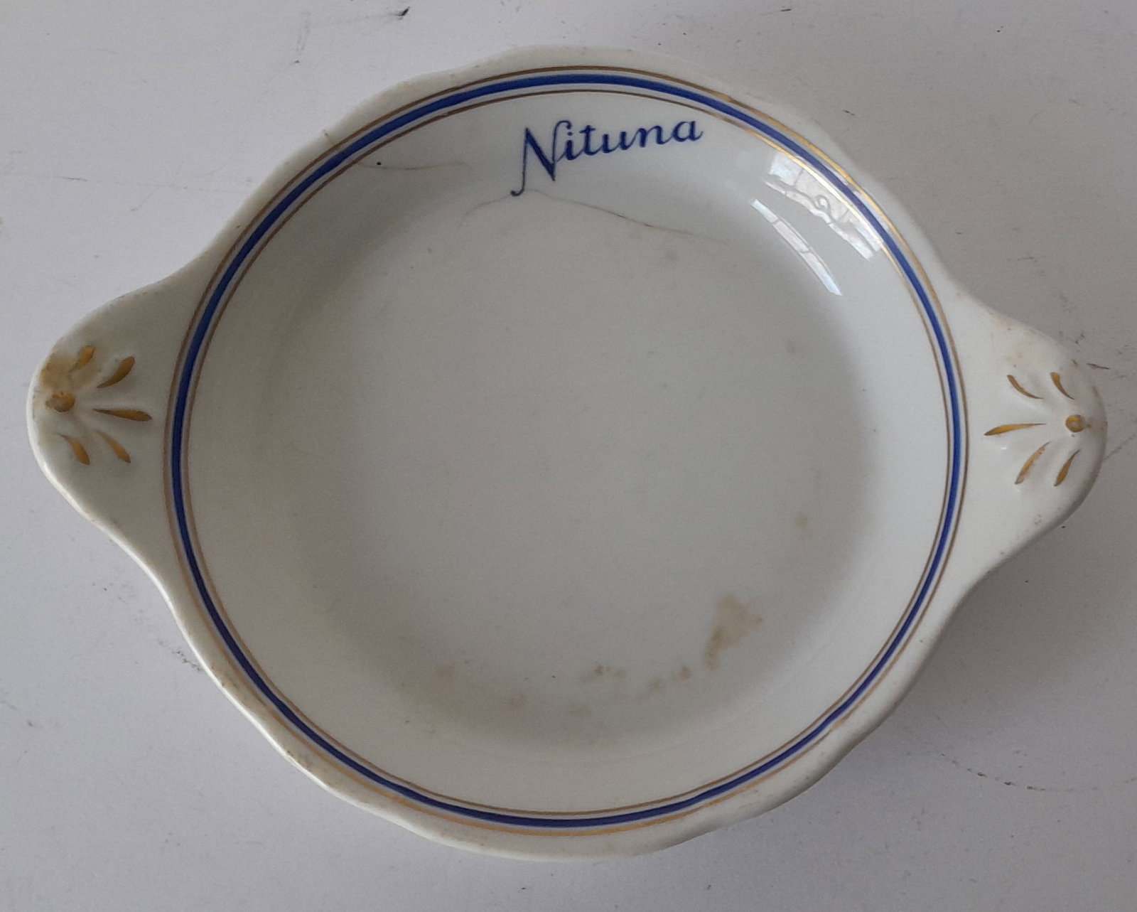 "Nituna" China DIsh - from Maine Central #333 Business Car? (1 of 4)