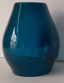 Green Etched Maine Central Lantern Globe MCRR Corning