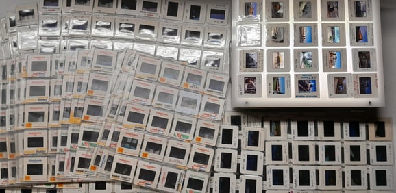 800 Color Slides: Trains, Diesel Locomotives & more