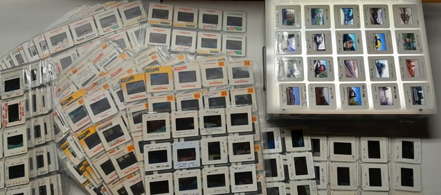 900 Color Slides: Trains, Diesel Locomotives & more