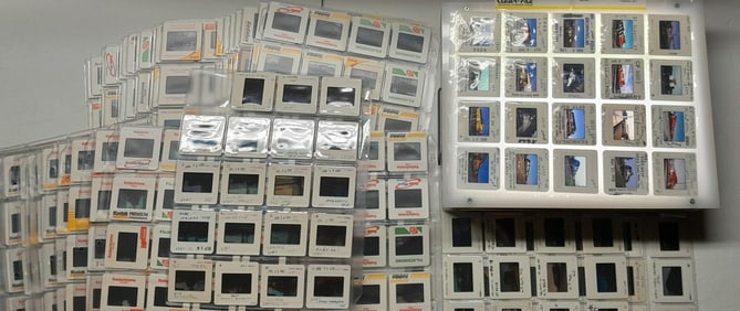 799 Color Slides: Trains, Diesel Locomotives & more