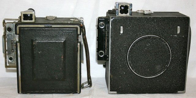 Graflex Cameras: Lot of 2 Graflex Cameras (Press King B + W Manf. Co., Speed Graph)