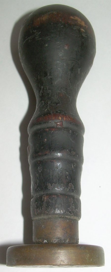 Whitaker, N. Carolina - ACL Wax Sealer: Wax Sealer from WHITAKER, NORTH CAROLINA – ACL RR CO. A nice Atlantic Coast Line sealer from North Carolina. I think that the name has changed to Whitakers. Whitakers is north of Rocky Mount. It sta