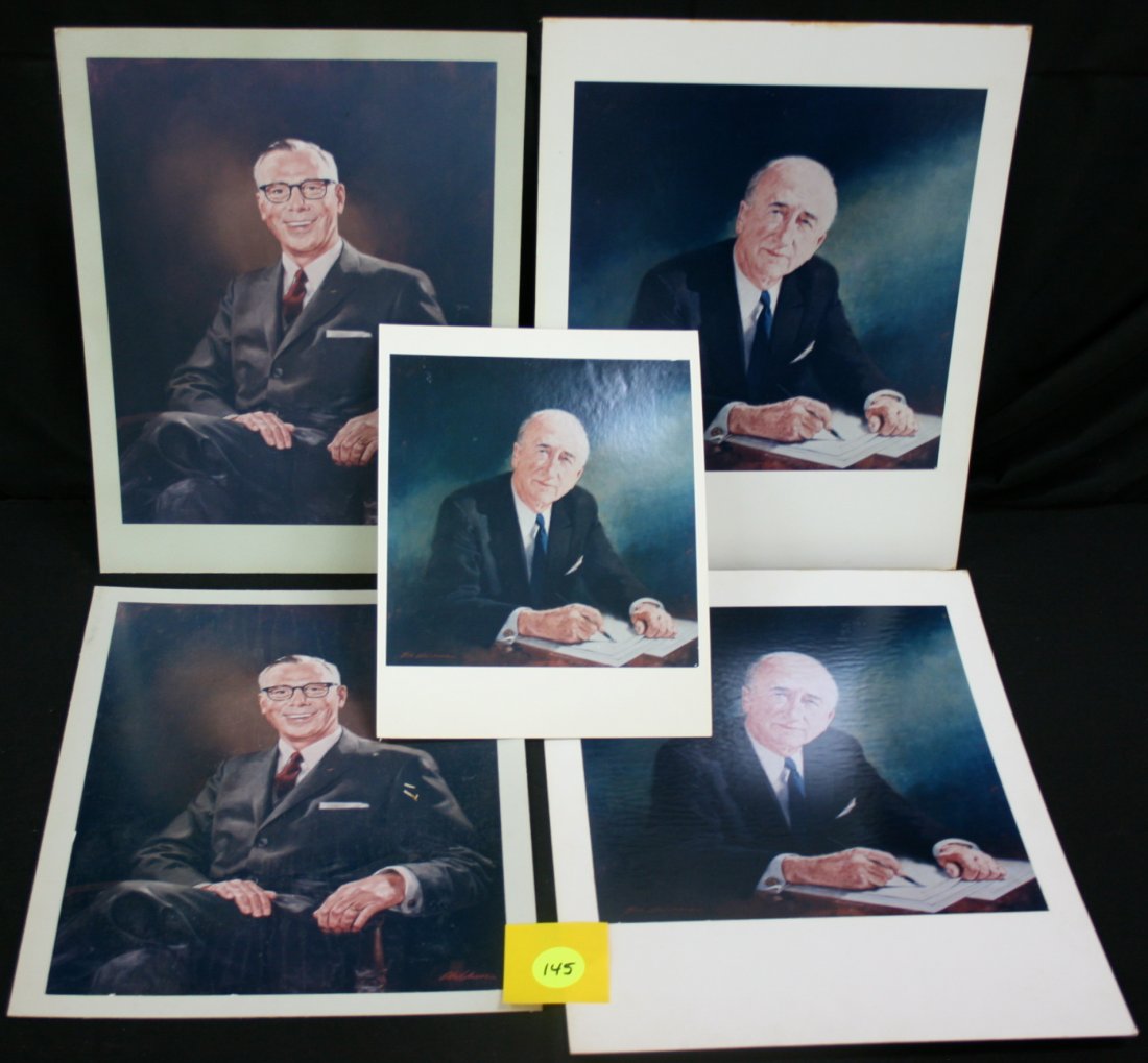 Robert Childress, photos: Color photos of the Portrait done for Assoc Justice of the Supreme Court,James Byrnes, who was also Se. of State & Gov. of So. Carolina 2 large & 1 small color photo. 2 large photos of another man's p