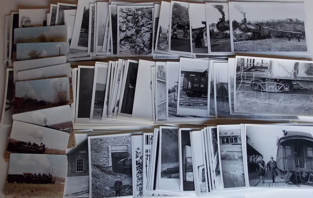 East Broad Top Railroad Photographs (200+): A huge group of East Broad Top Railroad photographs. I would guess that there are 200+. A Pennsylvania narrow gauge railroad with a long history. This group of photos is not organized or sorted in any