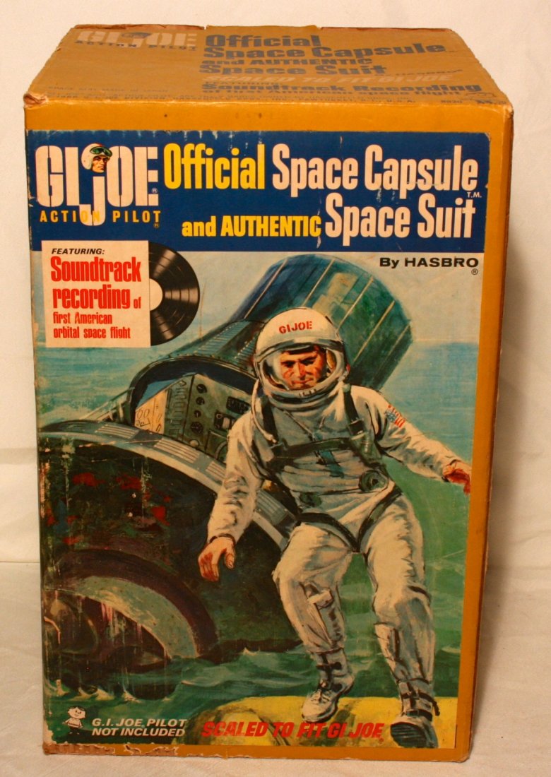 Toys: G.I. Joe Official Space Capsule: G.I. Joe Official Space Capsule, & authentic space suit in original box