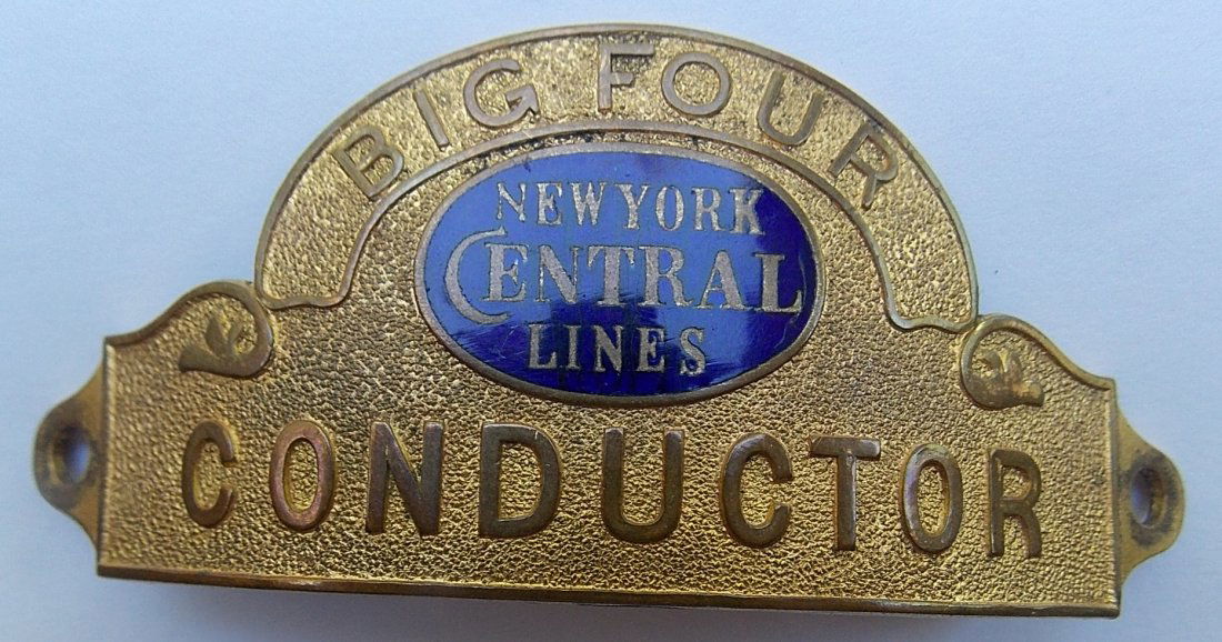 New York Central - Big Four Conductor Hat Badge (1 of 3)
