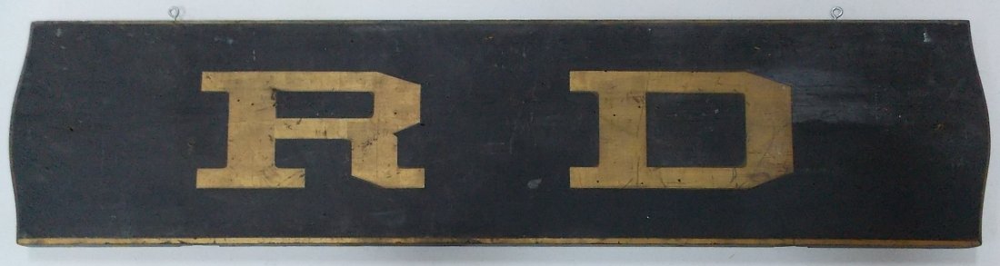 Cleveland Ohio " RD Tower Sign " B&O N&W (1 of 2)