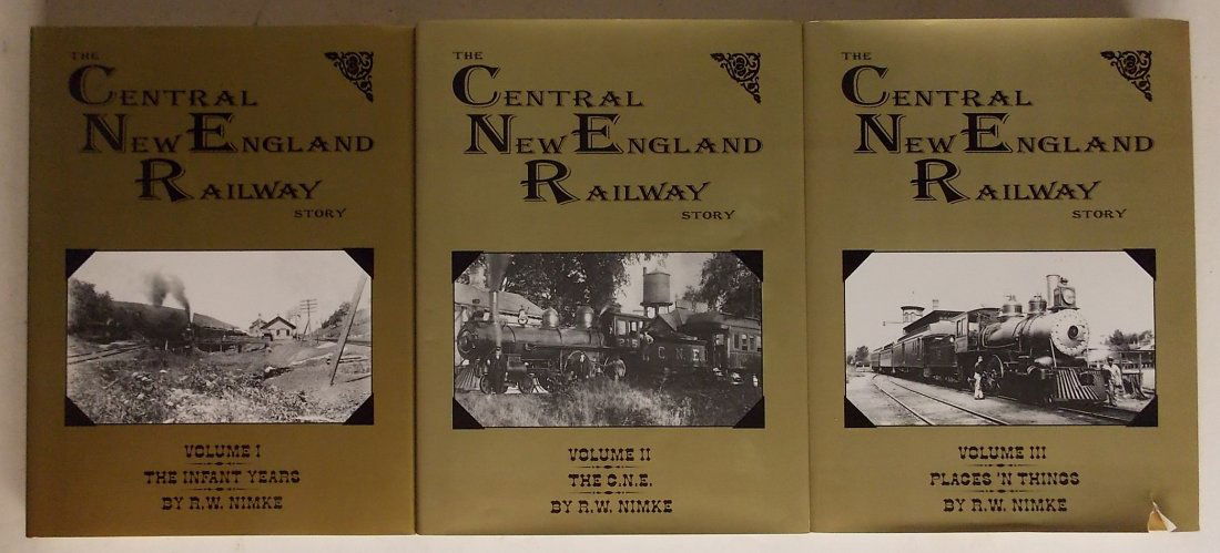 The Central New England Railroad Books 3 Vol Set (1 of 5)