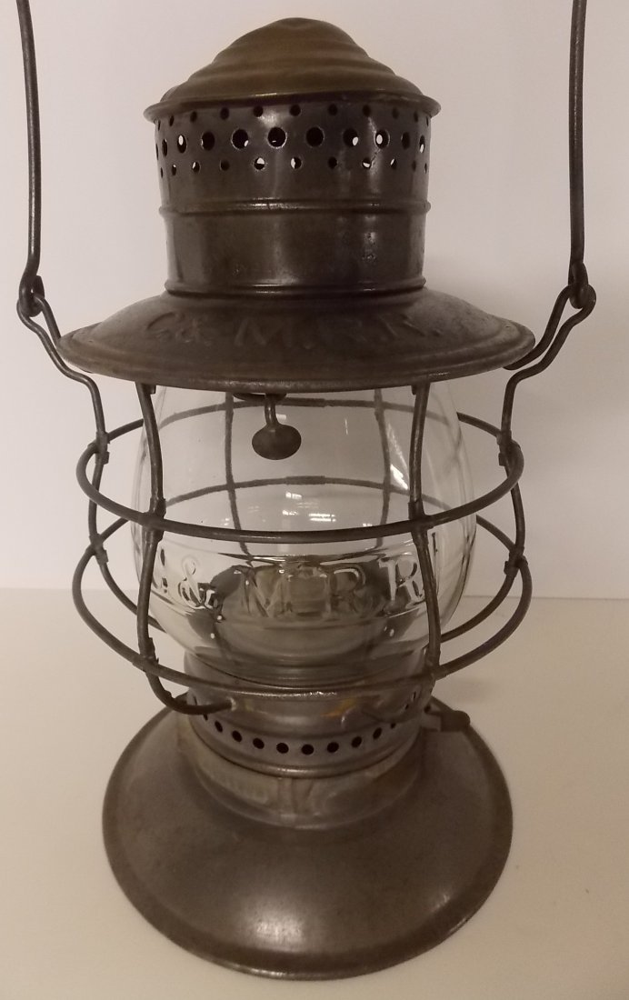 Concord & Montreal Railroad Brasstop Lantern (1 of 8)
