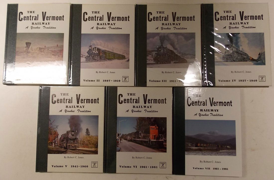 Central Vermont 7 Volume Set of Books by Jones (1 of 4)