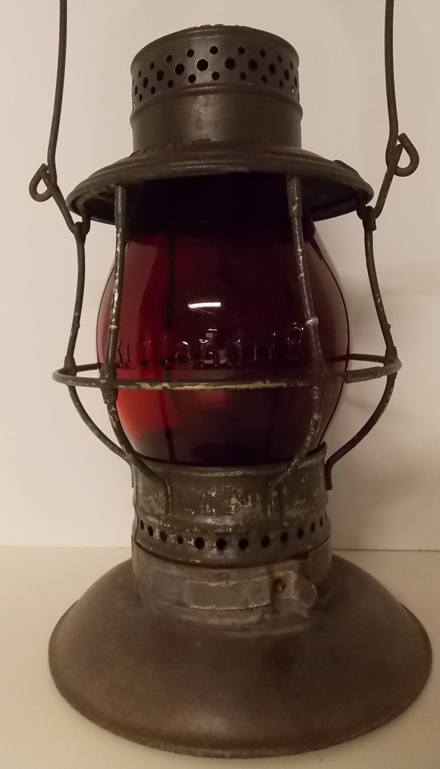 Rutland Railroad Bellbottom Lantern RRR Red Cast (1 of 9)