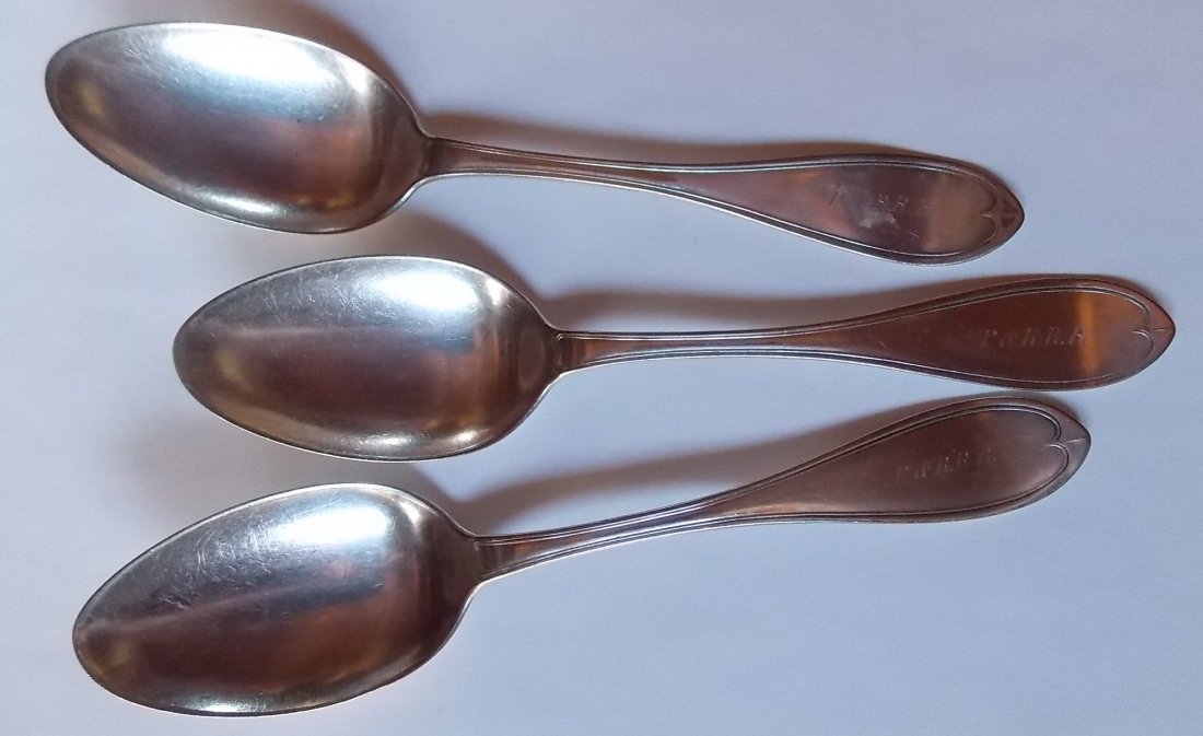Philadelphia & Reading Railroad Silver Spoons (3) (1 of 4)