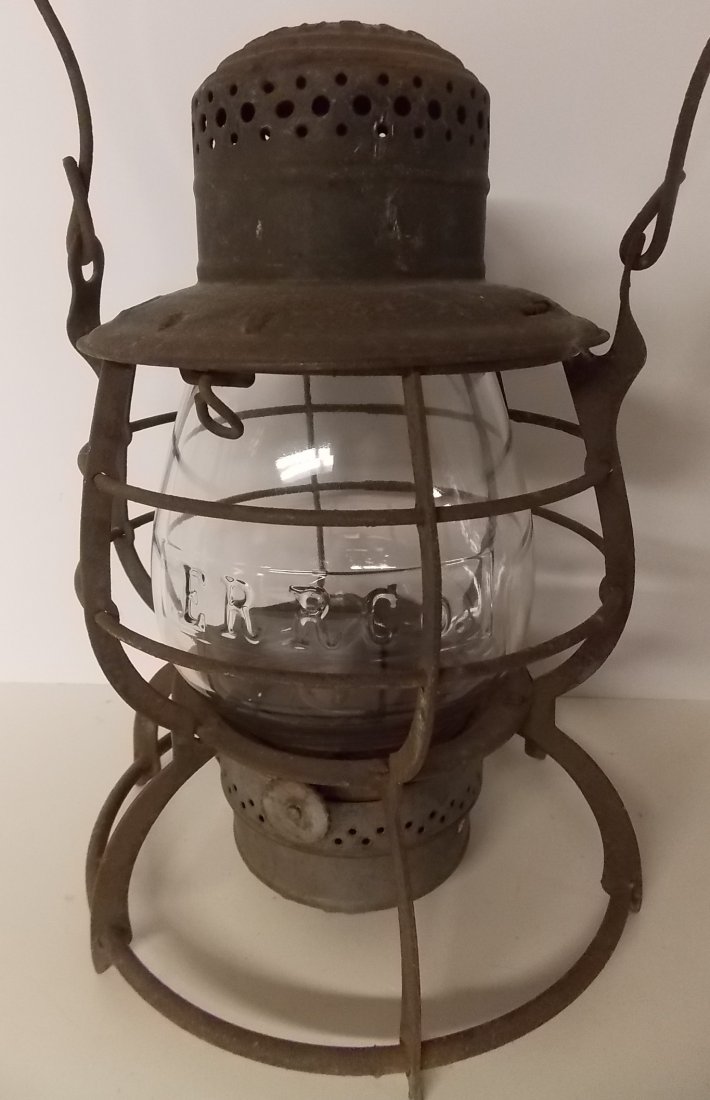 Erie Railroad Steel Clad Lantern CC Globe (1 of 8)