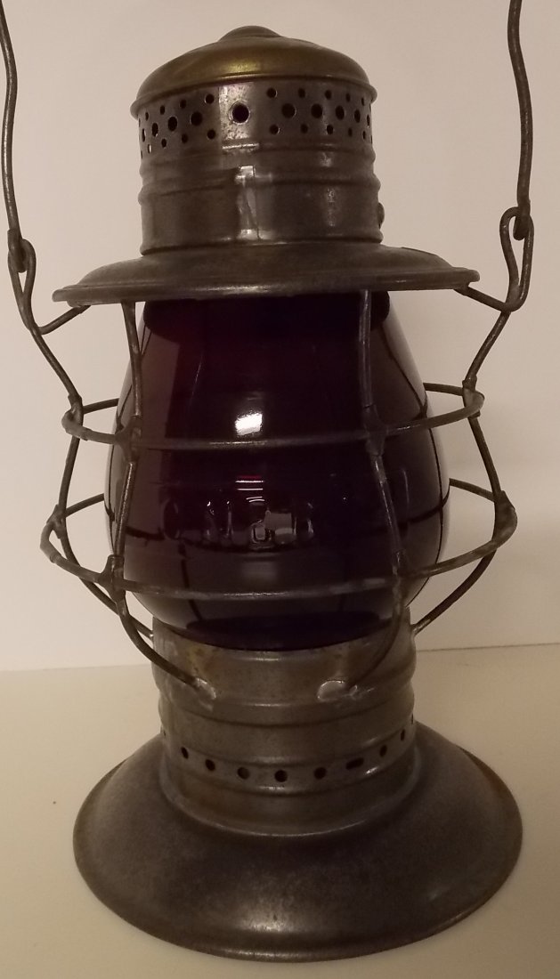 Hartford & Conn W. Railroad Brasstop Lantern RC (1 of 9)