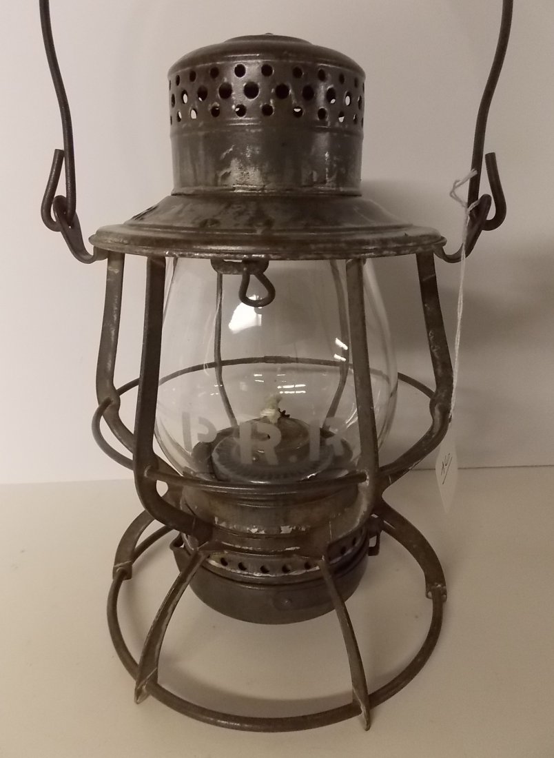 Pennsylvania Railroad Lantern Casey PRR Etched EB (1 of 8)