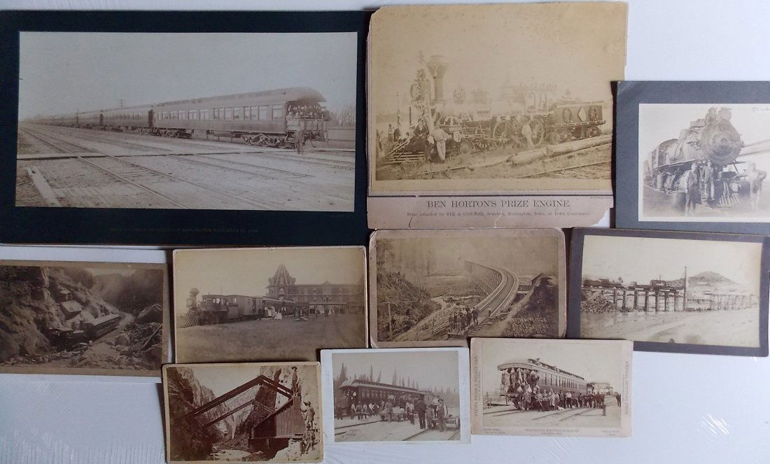 Mounted Photographs Railroads the West (10) (1 of 7)