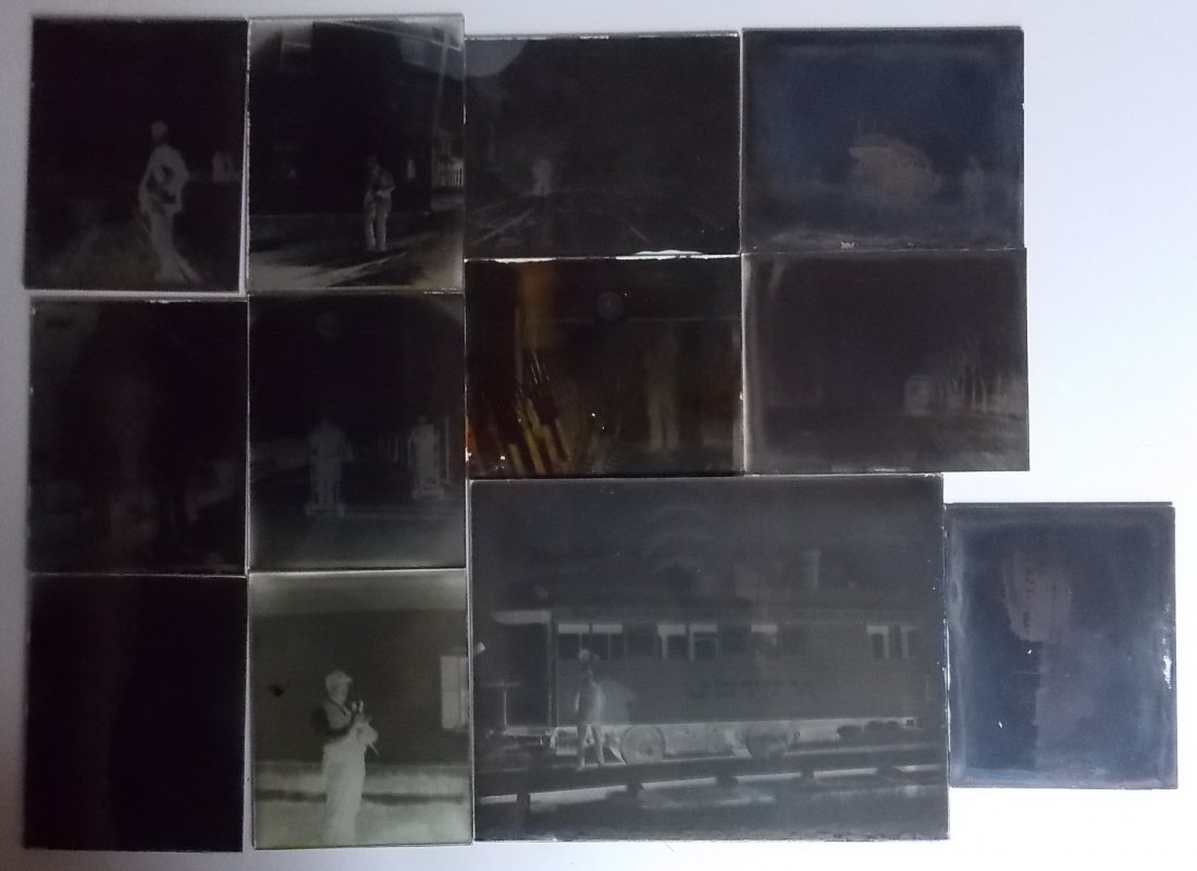 Glass Negatives Employees & Trolleys (12) (1 of 6)