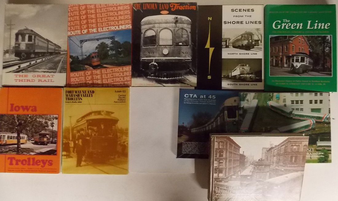 Trolley & Electric Line Books (11) (1 of 3)
