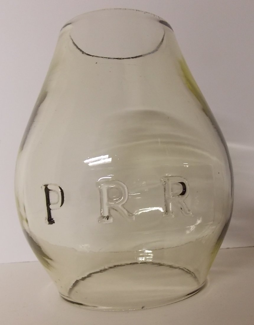 Pennsylvania Railroad Cast PRR Lantern Globe Kopp (1 of 2)