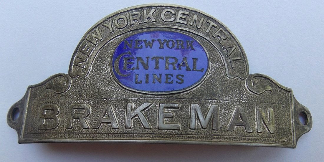 New York Central Lines Brakeman Hat Badge (1 of 2)