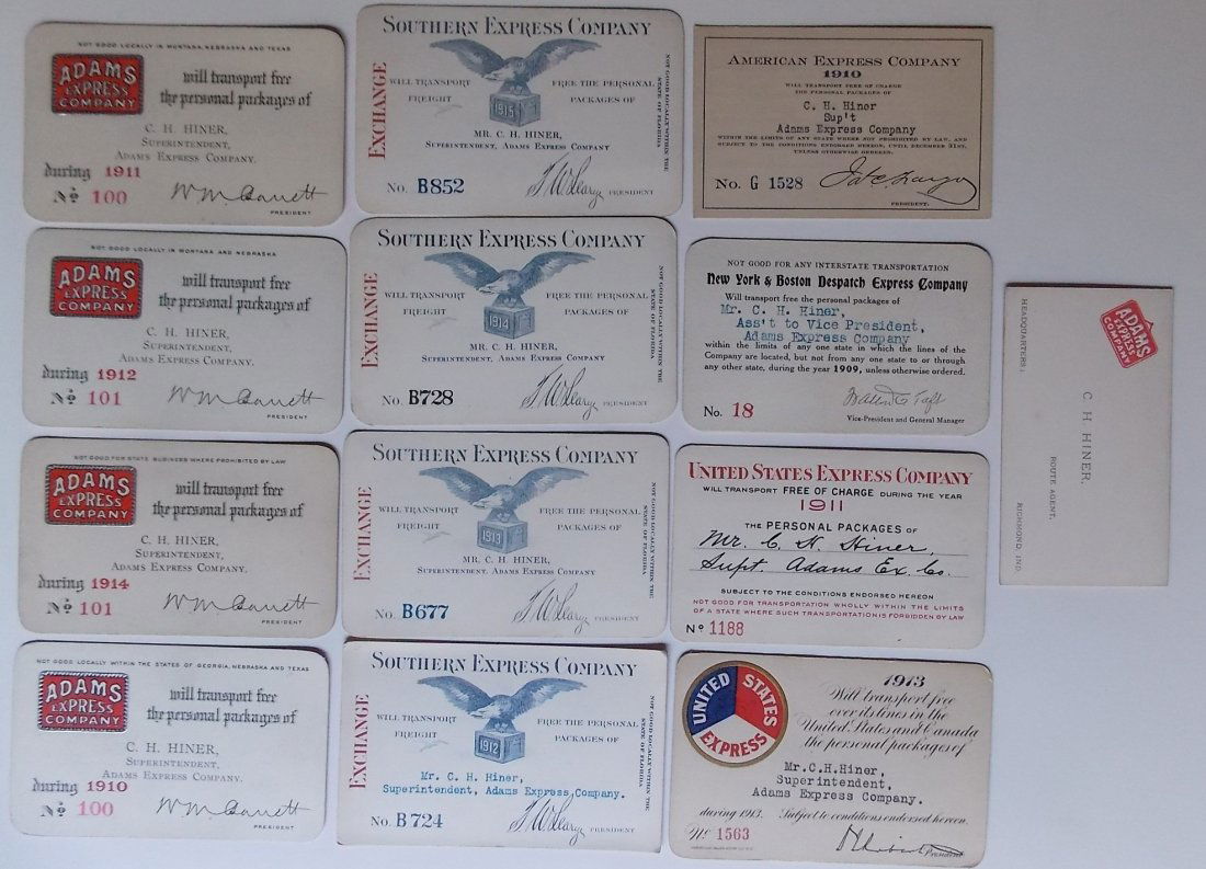 Express Company Annual Passes (Franks) + Business Card (1 of 2)