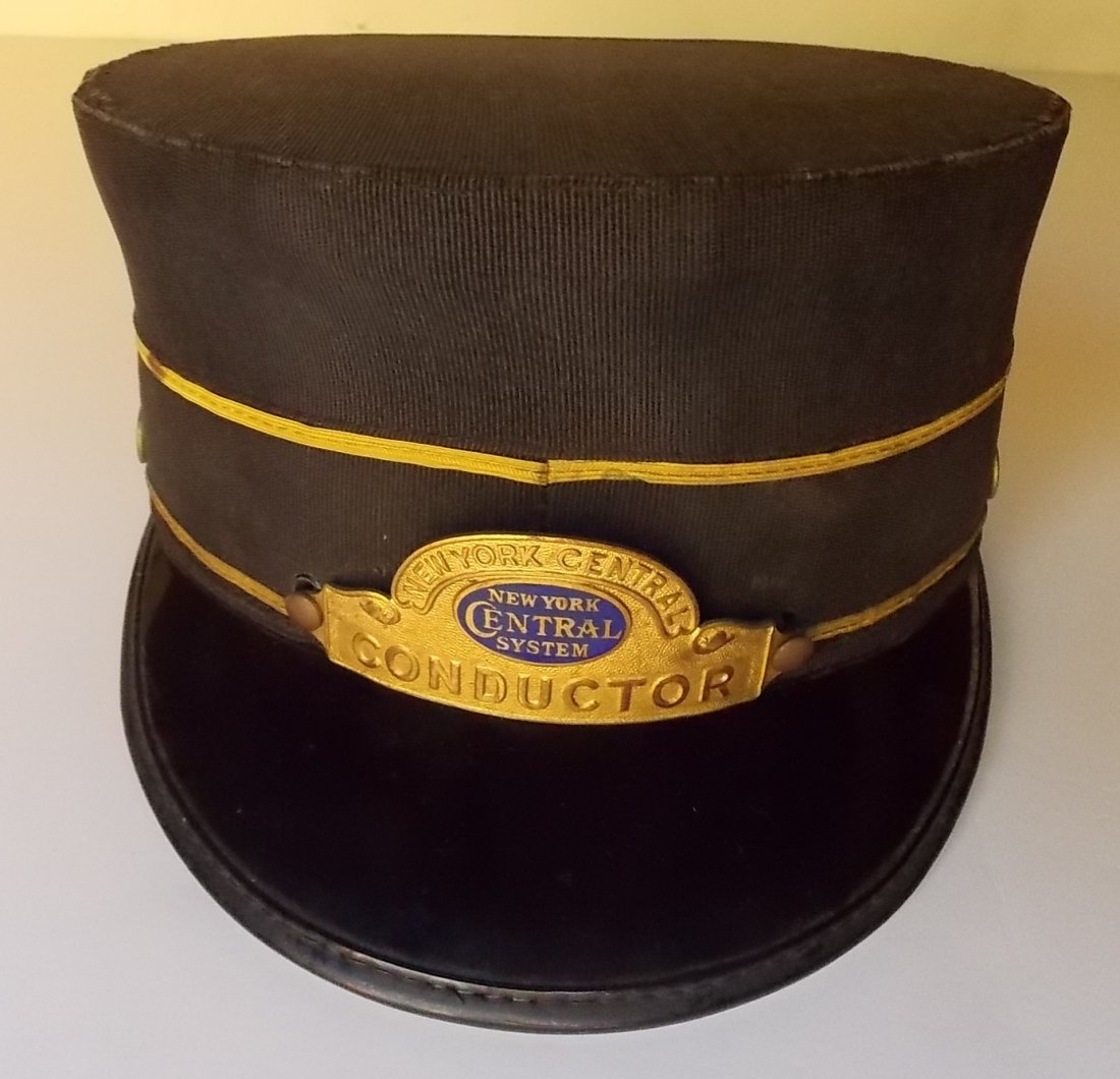 New York Central Conductor Hat with Badge (1 of 4)