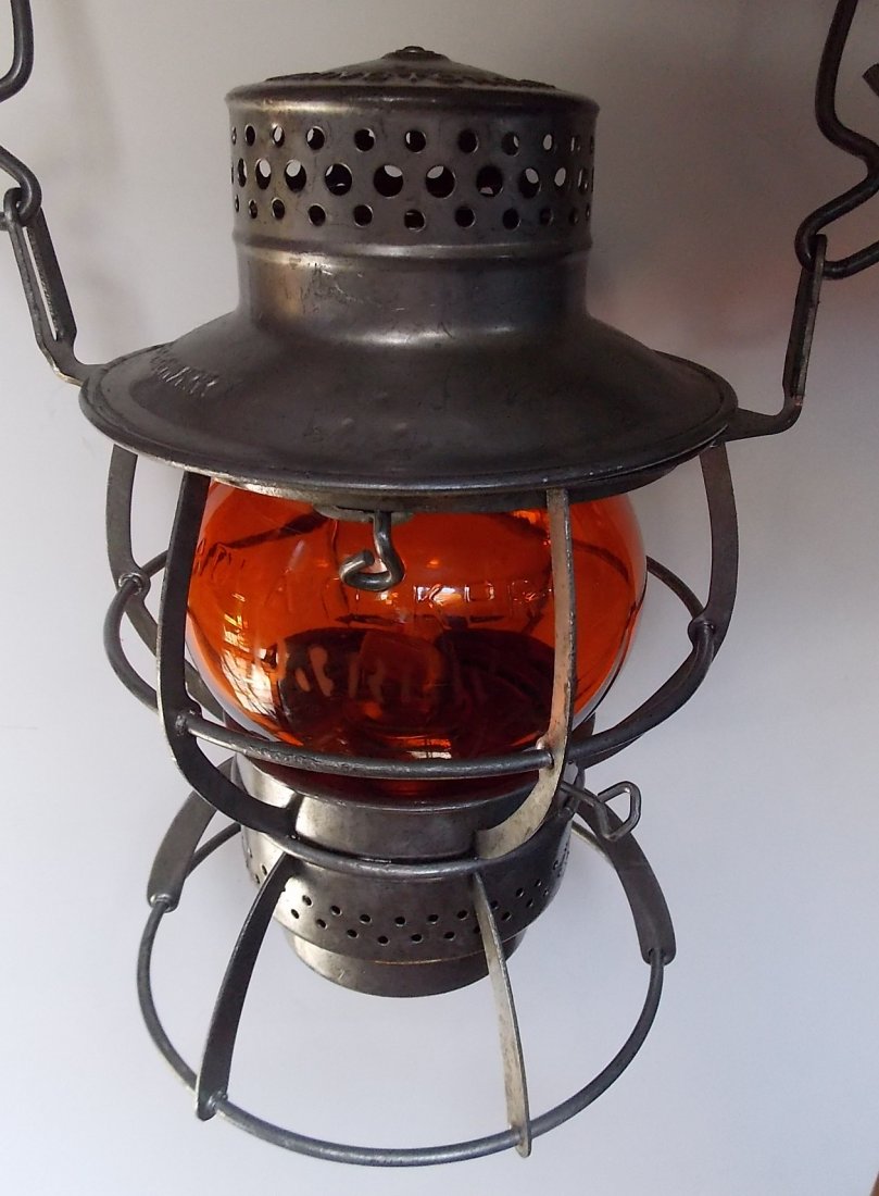 Denver & Rio Grande Western Lantern Amber Etched (1 of 6)