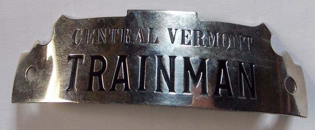 Central Vermont Railway Trainman Hat Badge (1 of 2)