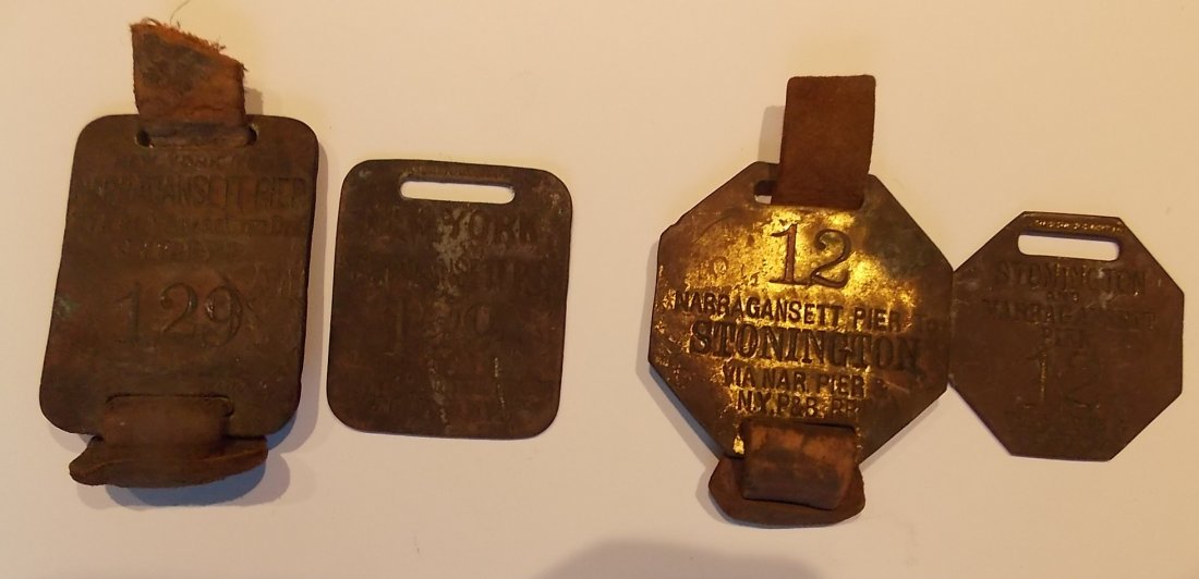 New York. Stonington Baggage Tag sets (1 of 2)