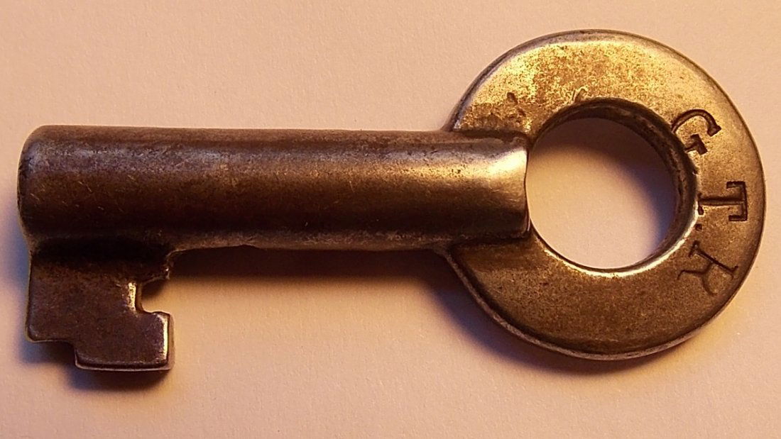 Grand Trunk Railway Steel Switch Key (1 of 2)