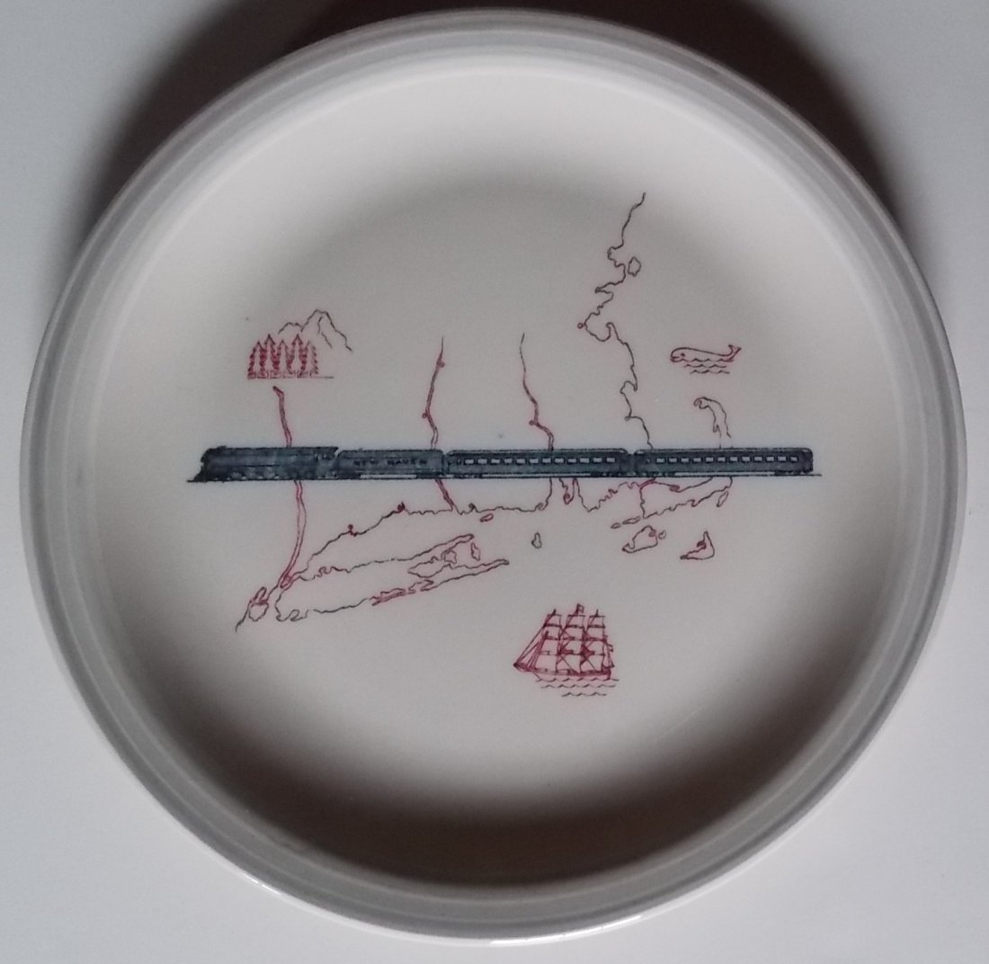 New Haven Railroad "Merchants" China Plate (1 of 2)