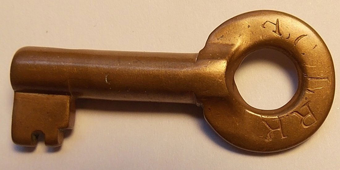 Atlantic Coast Line Brass Switch Key (1 of 2)